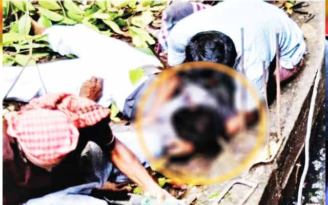 নির্মাণ শ্রমিকের মাথা ফুঁড়ে বেরিয়ে গেল রড