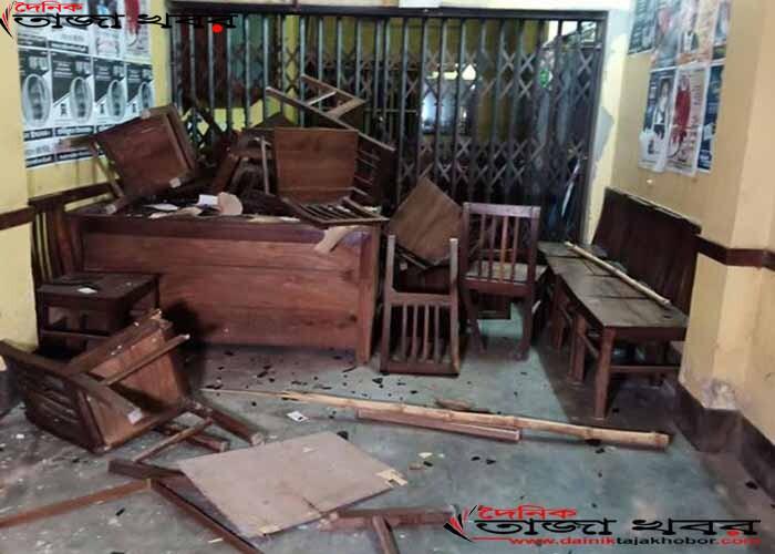 জেলা বিএনপির কার্যালয় ভাঙচুর করেছে দুর্বৃত্তরা, উত্তাল কুষ্টিয়া: দৈনিক তাজা খবর।
