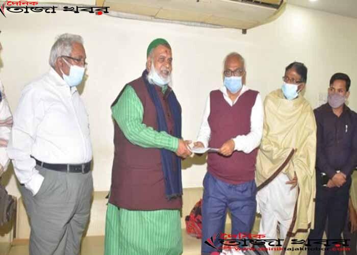 ব্রিটিশ বিরোধী স্বাধীনতা সংগ্রামীদের স্মৃতি রক্ষার দাবিতে স্মারকলিপি, দৈনিক তাজা খবর। 