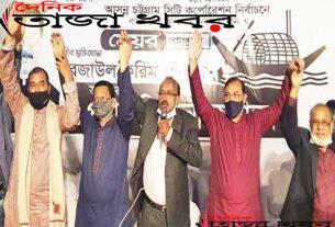 নৌকার পক্ষে গণজোয়ার সৃষ্টির আহ্বান করেছেন নৌকা সমর্থকরাঃ দৈনিক তাজা খবর