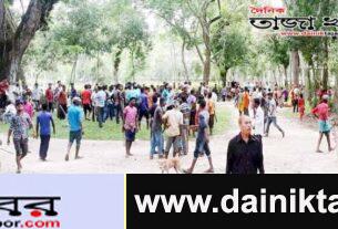 মৌলভীবাজার চা বাগানে সংঘর্ষে আহত তিন, পুলিশ ও র‍্যাব মোতায়েনঃ দৈনিক তাজা খবর। 