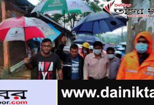 বৃষ্টিপাতে পাহাড় ধসের শঙ্কা তৈরি হয়েছে, নগরের পাহাড়ে ঝুঁকিপূর্ণভাবে বসবাসকারীদের সরাতে জেলা প্রশাসনের উদ্যোগঃ দৈনিক তাজা খবর।