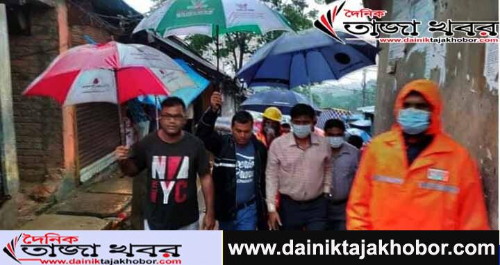 বৃষ্টিপাতে পাহাড় ধসের শঙ্কা তৈরি হয়েছে, নগরের পাহাড়ে ঝুঁকিপূর্ণভাবে বসবাসকারীদের সরাতে জেলা প্রশাসনের উদ্যোগঃ দৈনিক তাজা খবর।