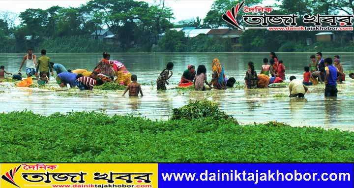 আকস্মিক বন্যায় ৪টি জেলা এলাকায় পানির উচ্চতা বৃদ্ধি পাচ্ছে